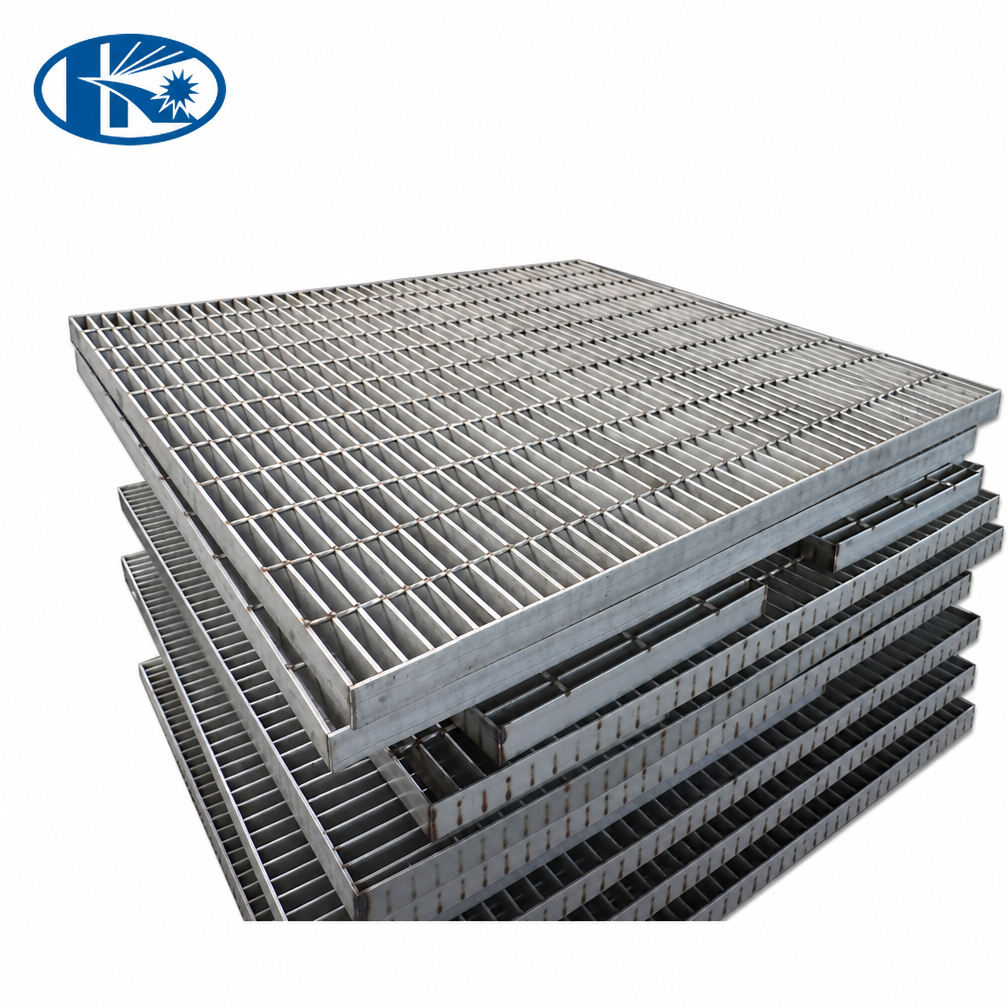 Stainless Steel Alloy Bar Grating Factory HDG Q235 Industrial Outdoor Walkway Drainage System Floor Safety Platform Mezzanine