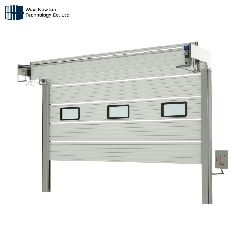 Wholesale Price Stable Automatic Commercial Top Hanging Garage Door Electric Top Hanging Sectional Gate for Logistic System