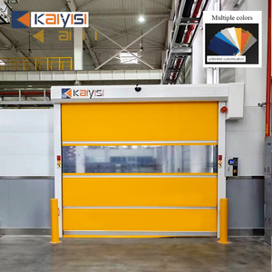 Automatic High Speed Door Fast Roller Shutter PVC Rolling Up Door For Warehouse Industrial Use