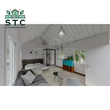 Prefab home living room