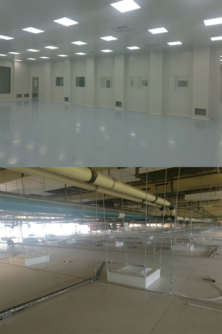 GMP Industrial Metal Fire Resistant Modular Clean Room Partition Panels