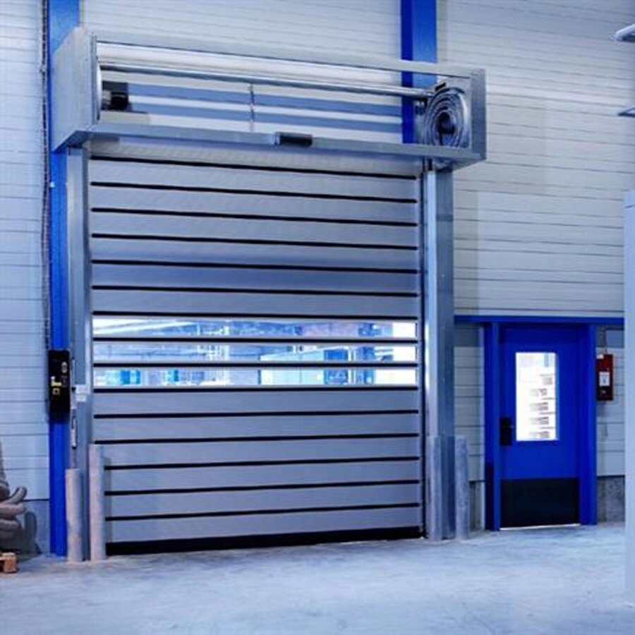 Industrial Garage Aluminum Alloy Spiral Hard Door High Speed Fast Door Stainless Steel Shutter Rolling Doors for Warehouse