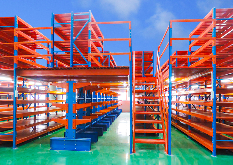 Customized High Density Storage Mezzanine Steel Wholesale Mezzanine Floor Platform Metal Mezzanine