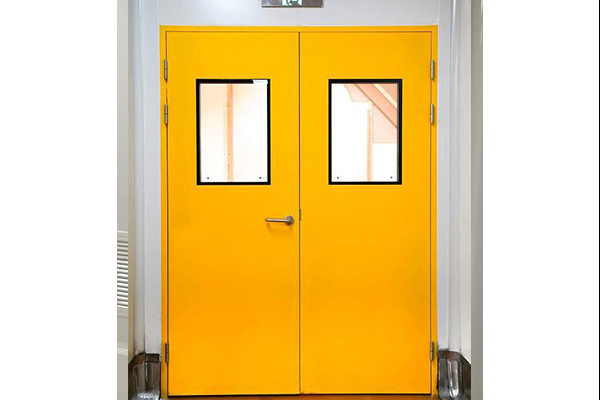 Polyurethane insulated cold storage and cleanroom door