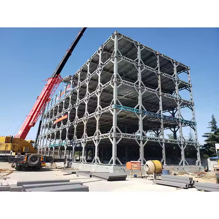 Self-Developed Assembly Steel Structure Modular Building Office Apartment Hospital Hotel Commercial Buildings
