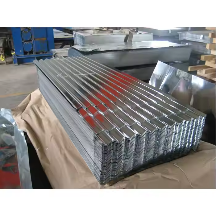 High-quality 0.5mm Corrugated Galvanized Sheet Guardrail Plate For Roof Metal Composite Panel, Certificate EN Cutting Available