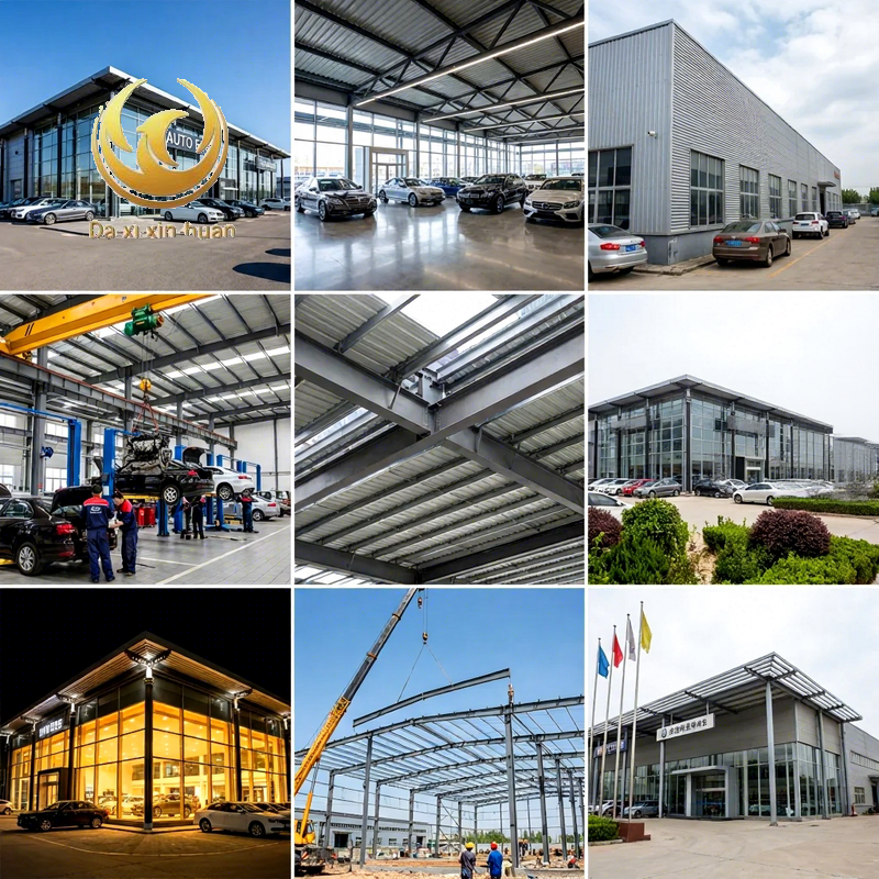 Custom Large Prefabricated Steel Structure Warehouse Industrial Workshop Building With Insulated Sandwich Panels