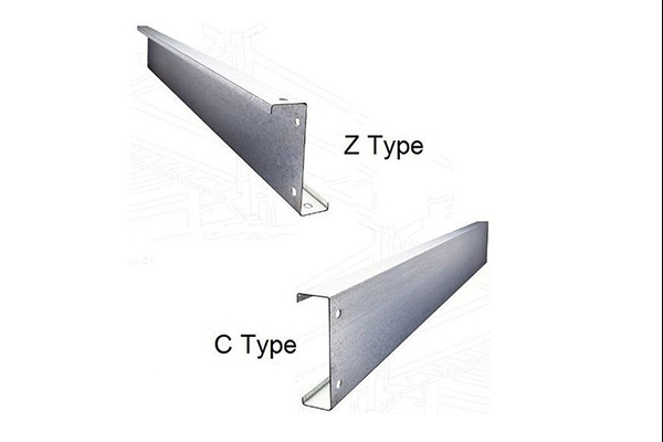 Cold formed C and Z purlins for secondary framing