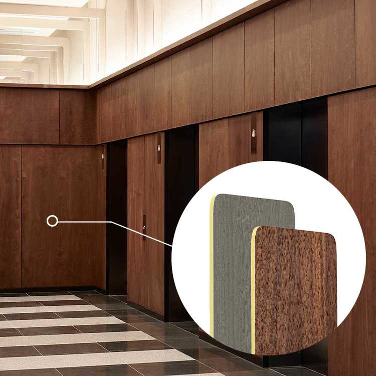 Waterproof Impact-resistant Wall Cladding Panel Interior Hotel Bamboo Charcoal Walnut Solid Wood Veneer Seamless Pvc Wall Panels