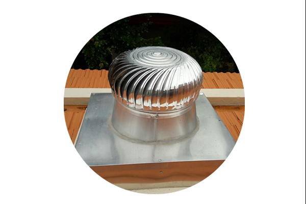 Stainless steel natural wind driven turbo ventilator