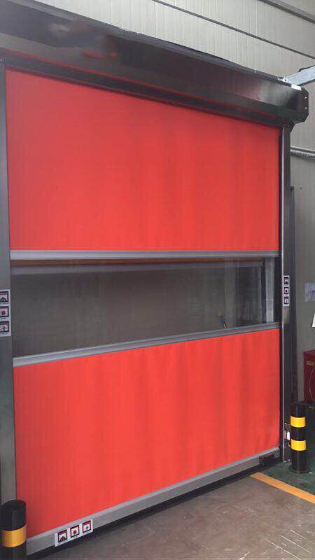 Modern High-Speed Automatic Stainless Steel PVC Waterproof Finished Door for Warehouse and Workshop Durable Design