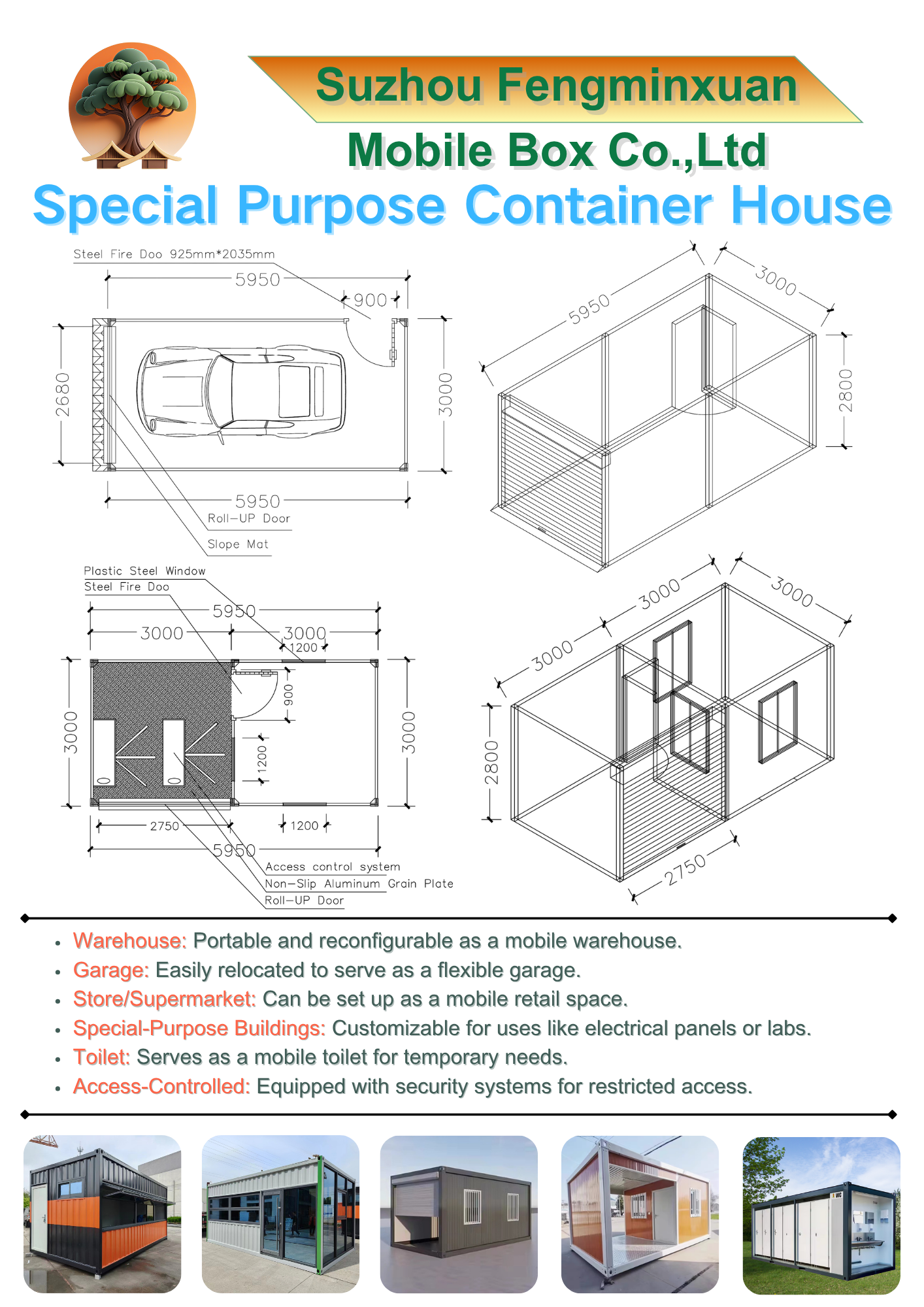 Modular Container Multipurpose Setup