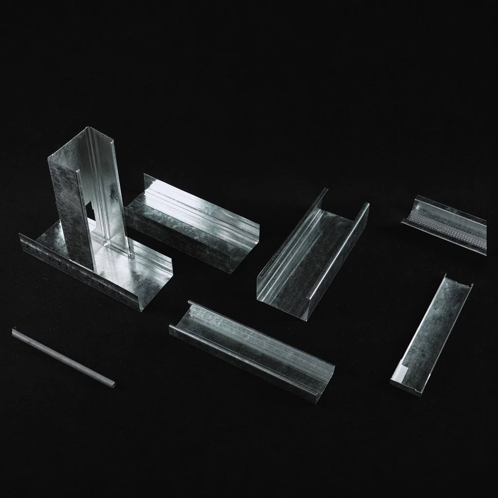 C-Channel Light-Gauge Steel Framing Profiles For Gypsum Board Metal-Stud Light Keel Corrosion-resistant