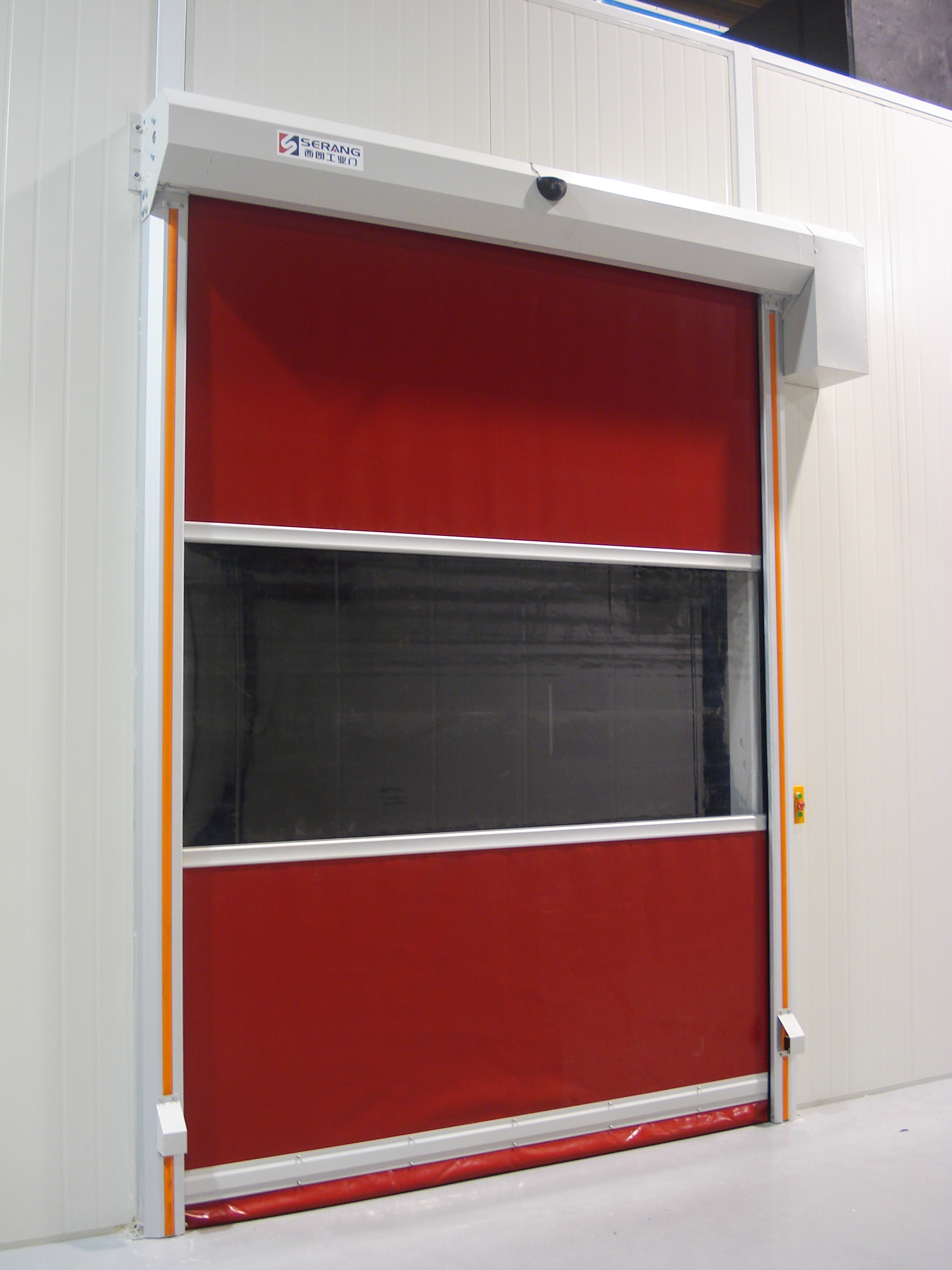 Modern High-Speed Automatic Stainless Steel PVC Waterproof Finished Door for Warehouse and Workshop Durable Design