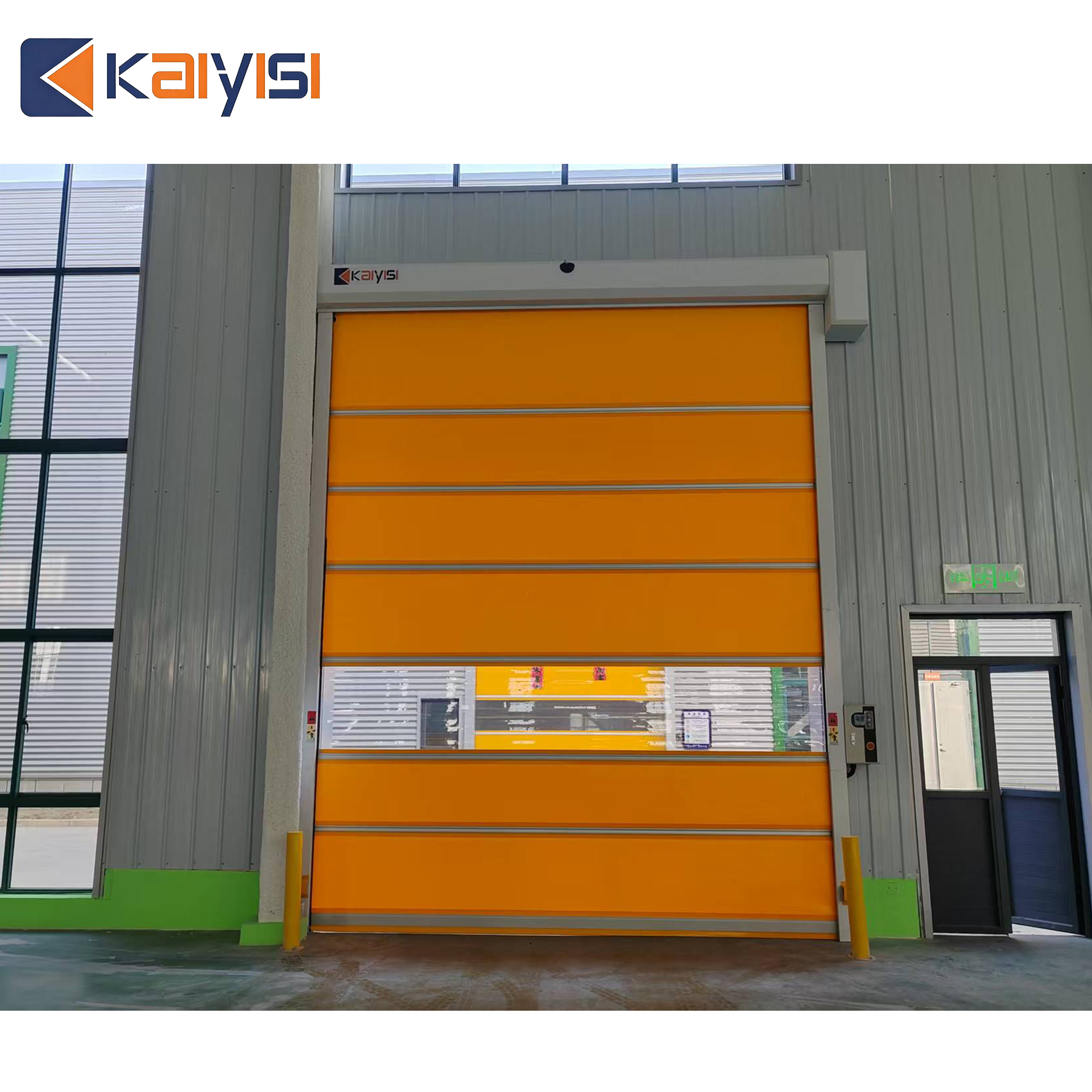 Industrial Applications Fast Door Automatic Roll Up Door For Cleanroom Entrance