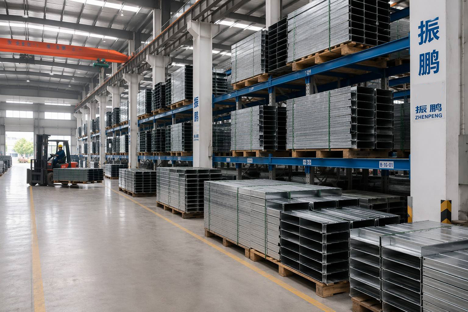 Modern Corrugated Open Rib Galvanized Steel Floor Decking Panel for Steel Frame Building Construction Wall & Decoration Use