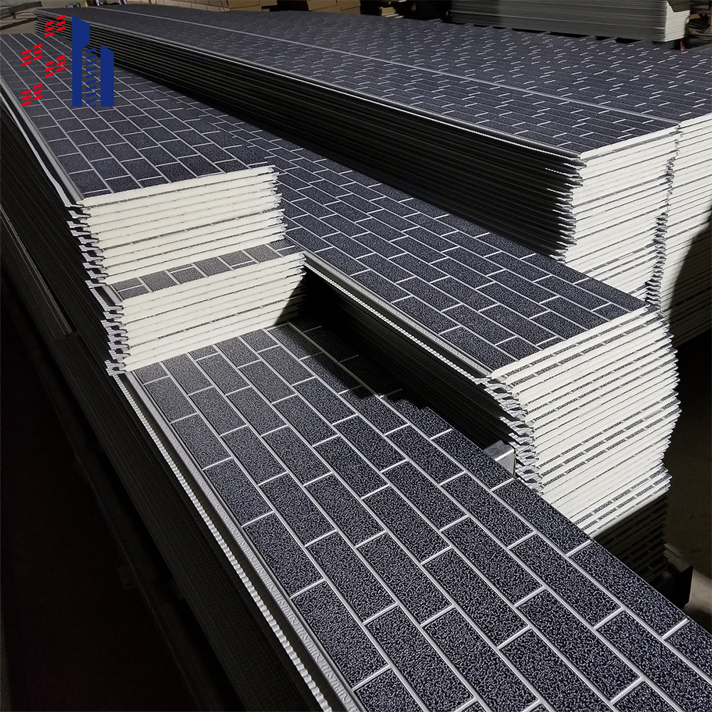 SH Hot Sale Exterior Decorative 3d Wall Insulation PIR Fireproof Sandwich Panels for Exterior Walls