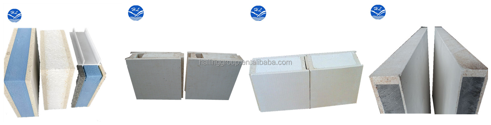 Fireproof Structural MGO SIP Panels Exterior Wall Sandwich Board