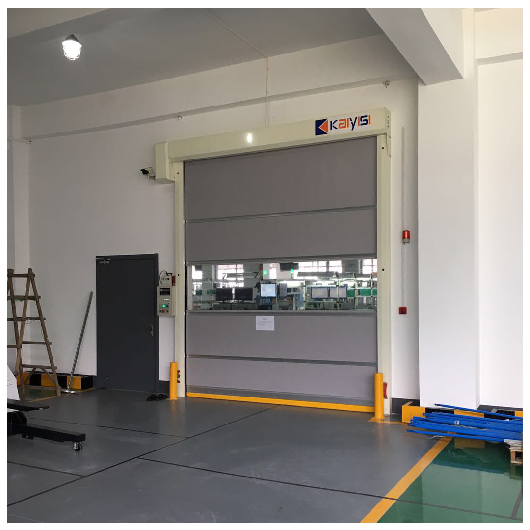 Industrial Applications Fast Door Automatic Roll Up Door For Cleanroom Entrance