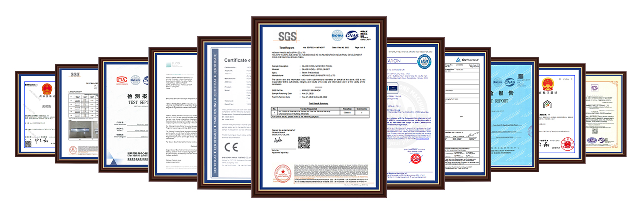 Company certifications and credentials