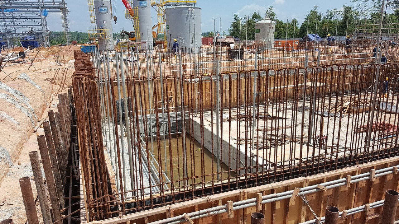 Reinforcing rebar cages for high load foundation casting