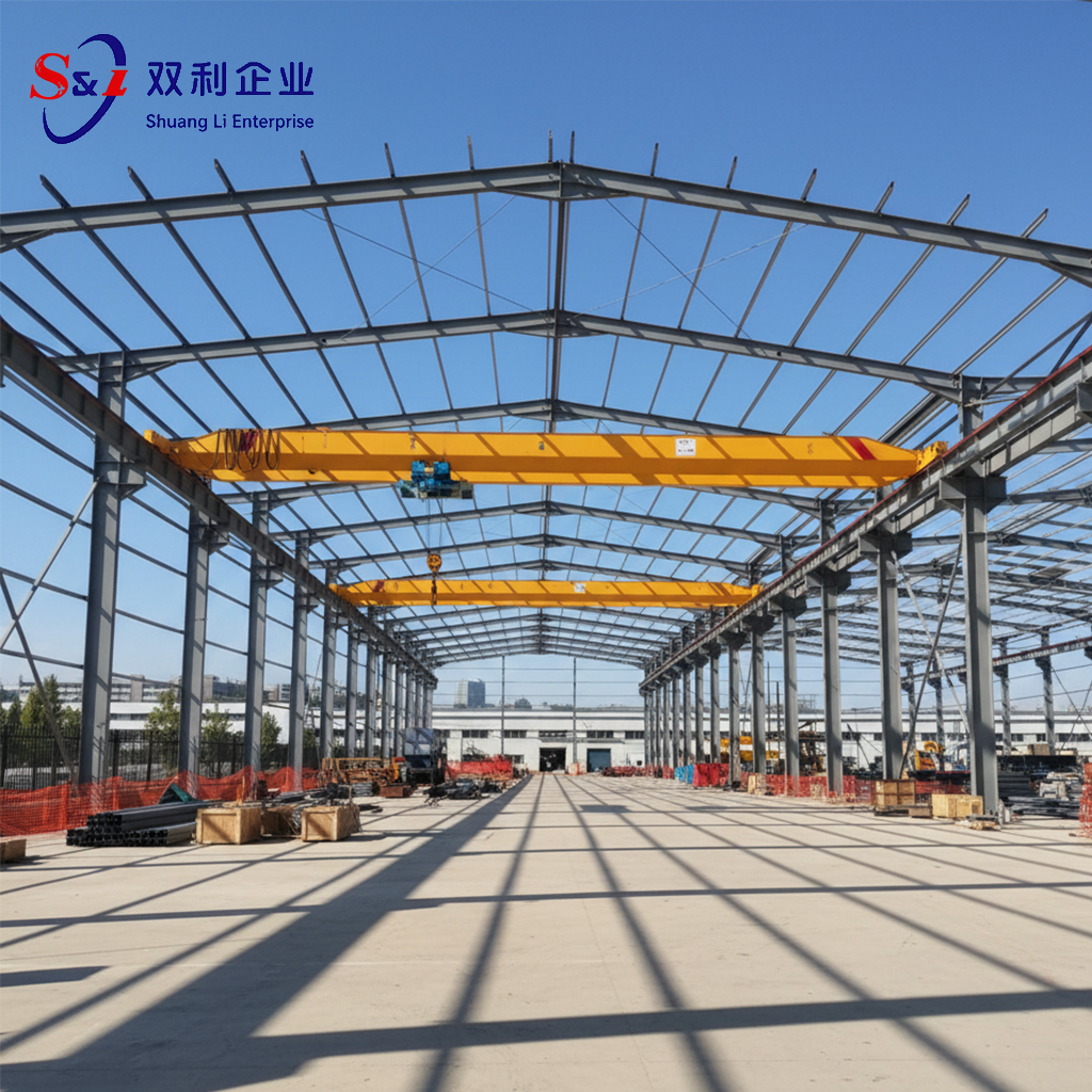 Prefabricated Steel Structure Warehouse Workshop Prefabricated Workshop Prefab Steel Structure High Strength