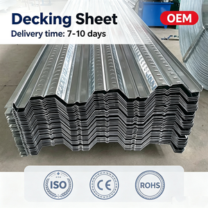 750 Type Extrusion Profiles Manufacturer Metal Deck Galvanized Steel Floor Decking Sheets Corrugated Metal Decking