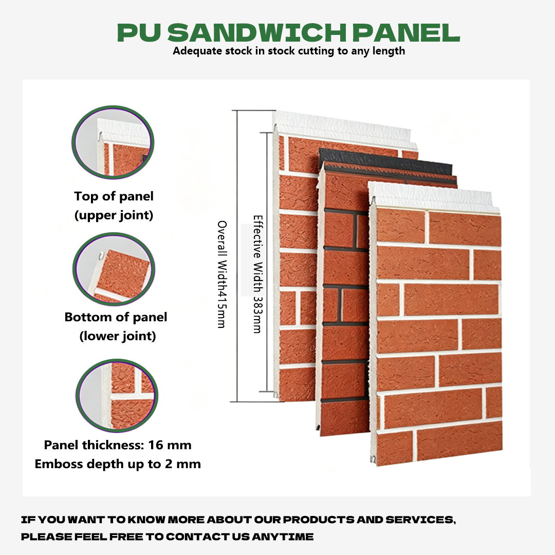 New Arrivals Wall Insulated Panels Metal Carved Board Exterior Siding Panel for Houses Building