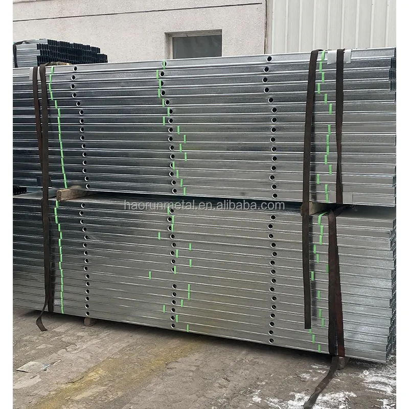 Light Gauge 180G Zinc Hot Dipped Galvanized 50Mm 75Mm 100Mm Steel Stud Wall