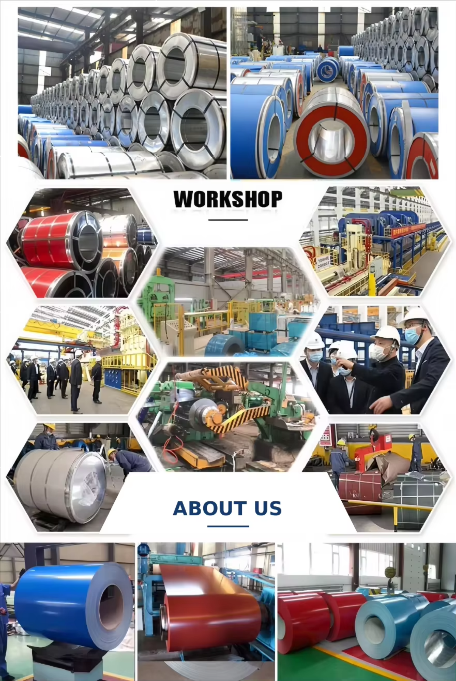 Prepainted Color Coated Galvanized Aluzinc Galvalume Steel Coil Spcc Painted PPGI PPGL Coil