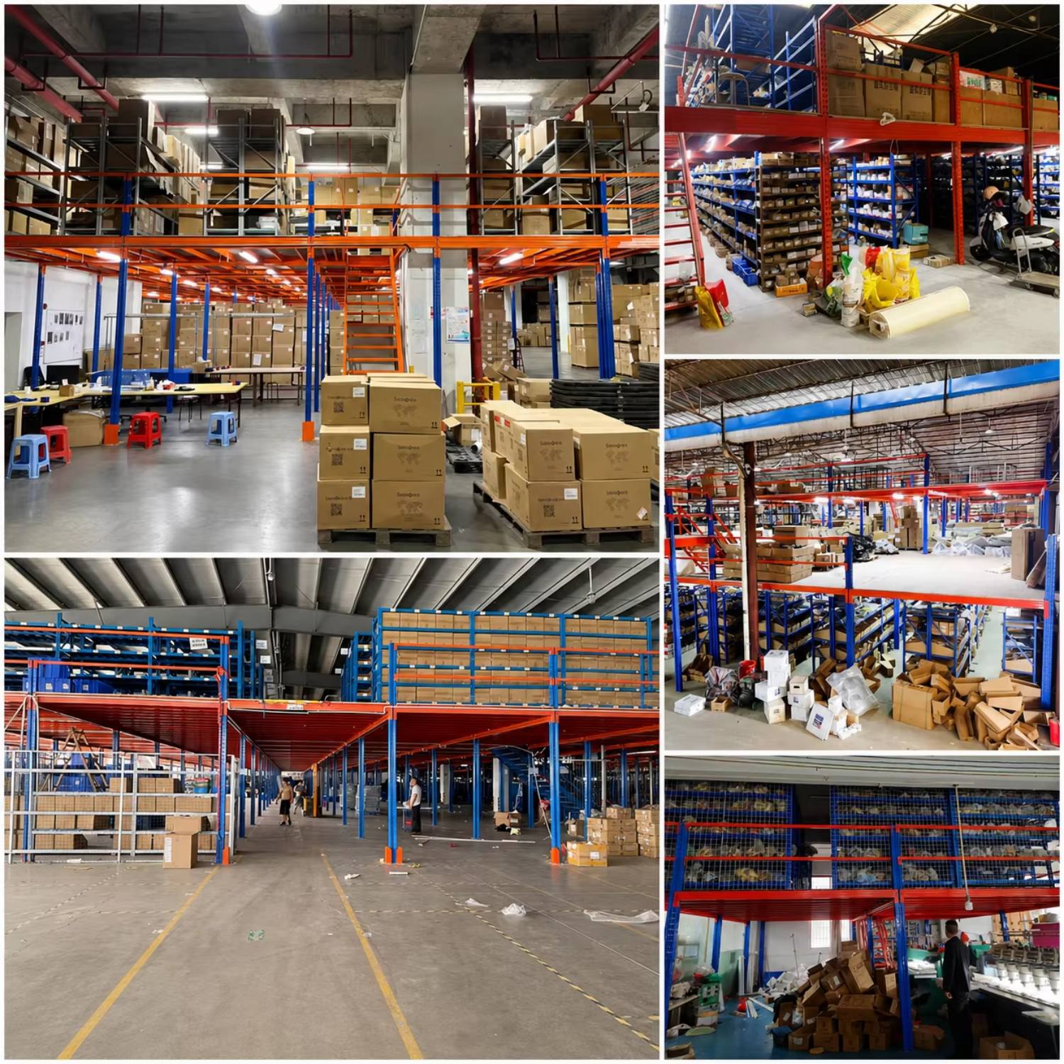 OEM Customized Steel Mezzanine Floor Manufacturer for Warehouse Storage and Factory Projects
