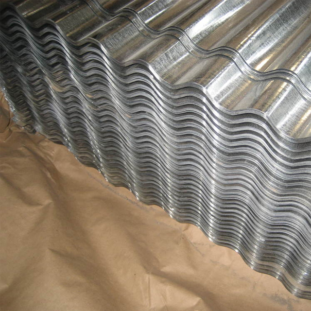 High-quality 0.5mm Corrugated Galvanized Sheet Guardrail Plate For Roof Metal Composite Panel, Certificate EN Cutting Available