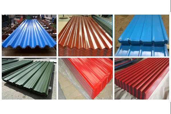 Corrugated profile sheet for industrial roofing and wall siding