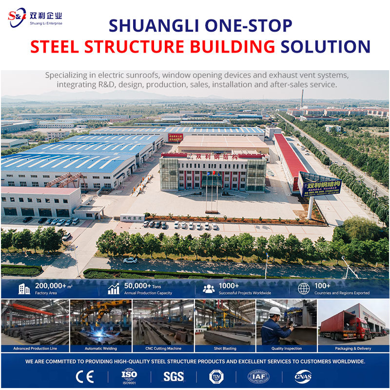 Steel Workshop Build Prefabricated Metal Structure Workshop For Industrial Manufacturing Warehouse Plant