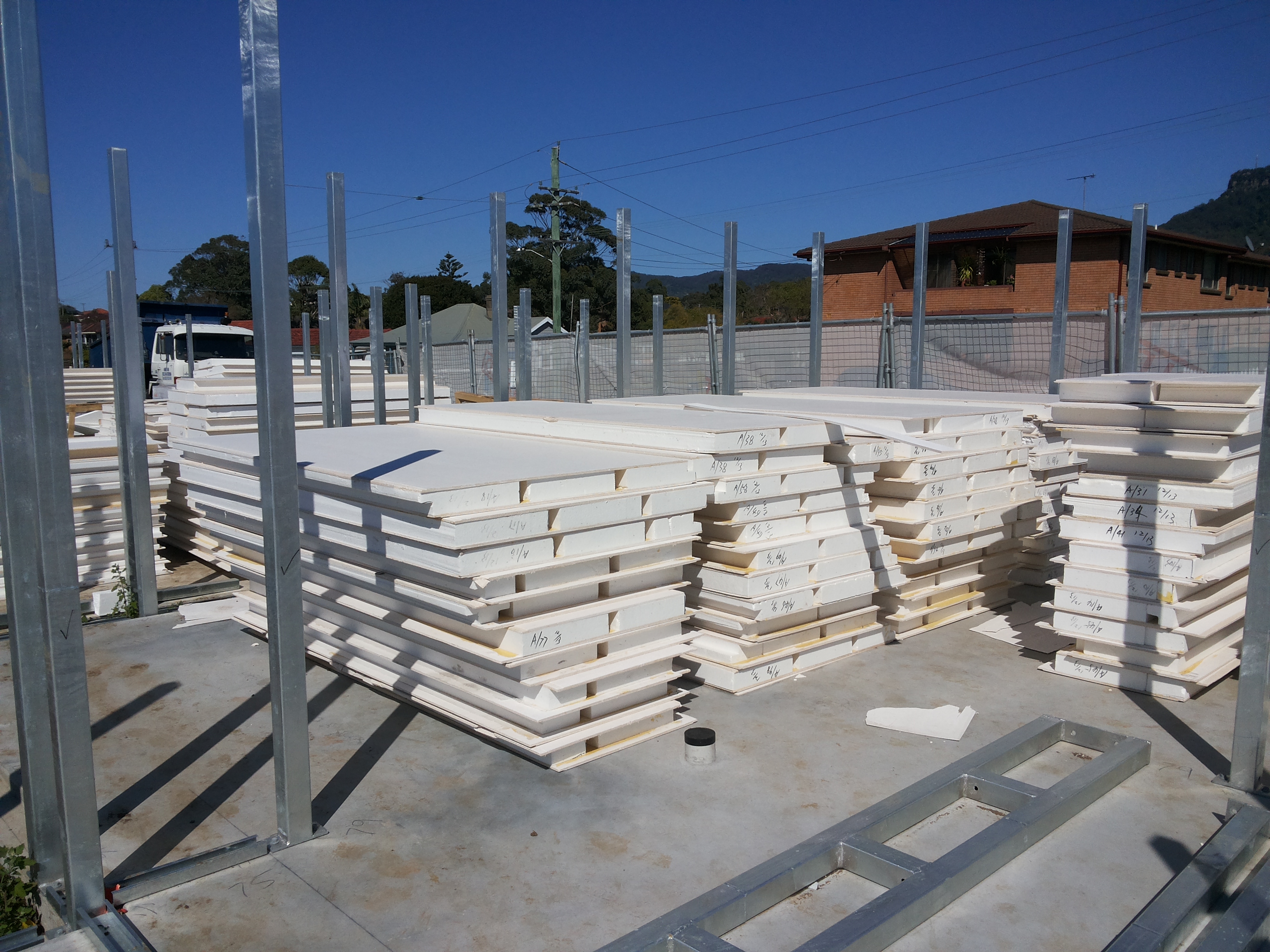 Fireproof Structural MGO SIP Panels Exterior Wall Sandwich Board