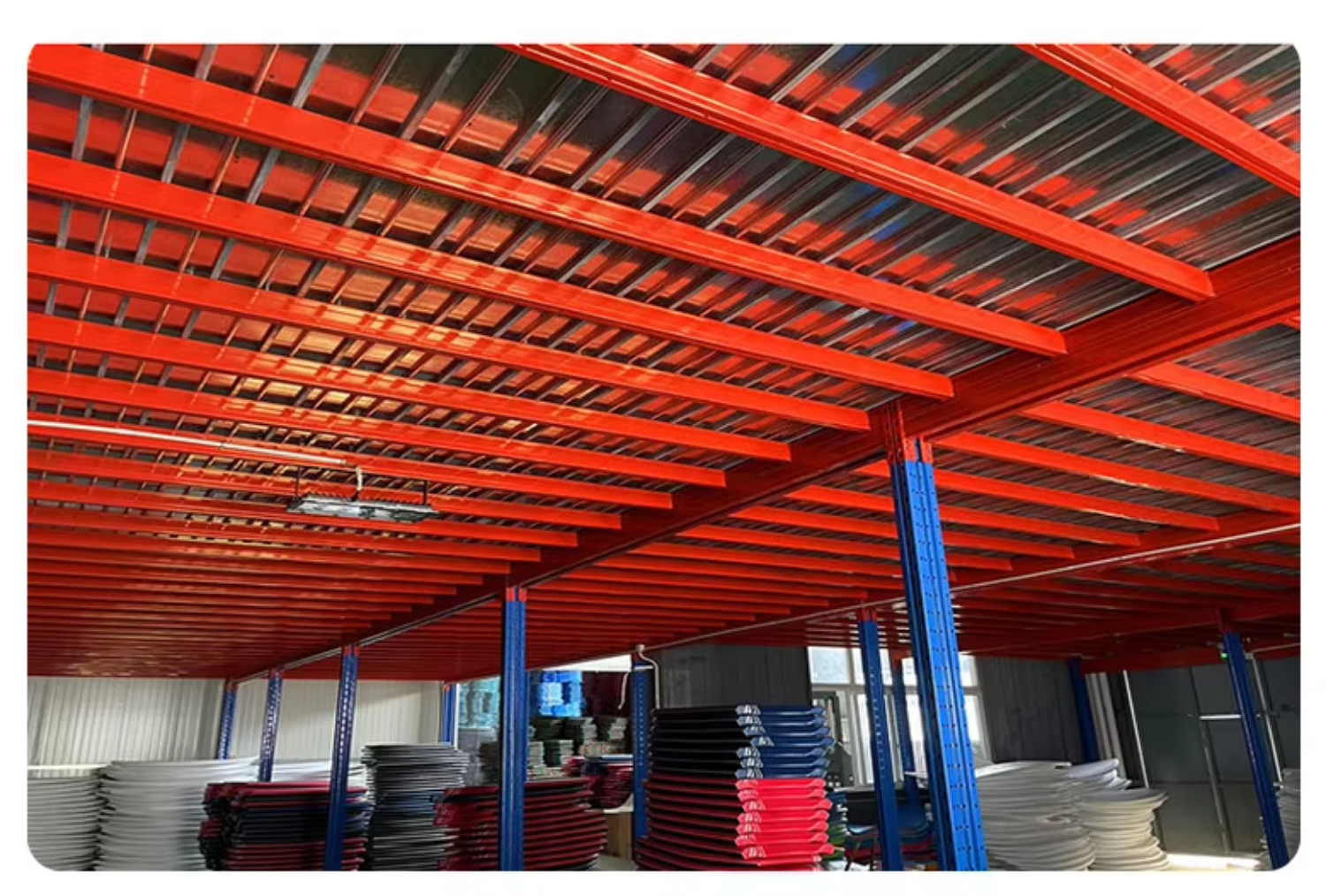 OEM Customized Steel Mezzanine Floor Manufacturer for Warehouse Storage and Factory Projects