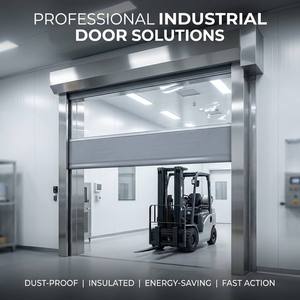 Automatic SUS304 High Speed Door Fast Moving PVC Roller Door