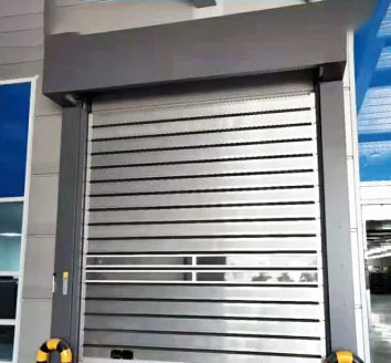 Industrial Garage Aluminum Alloy Spiral Hard Door High Speed Fast Door Stainless Steel Shutter Rolling Doors for Warehouse