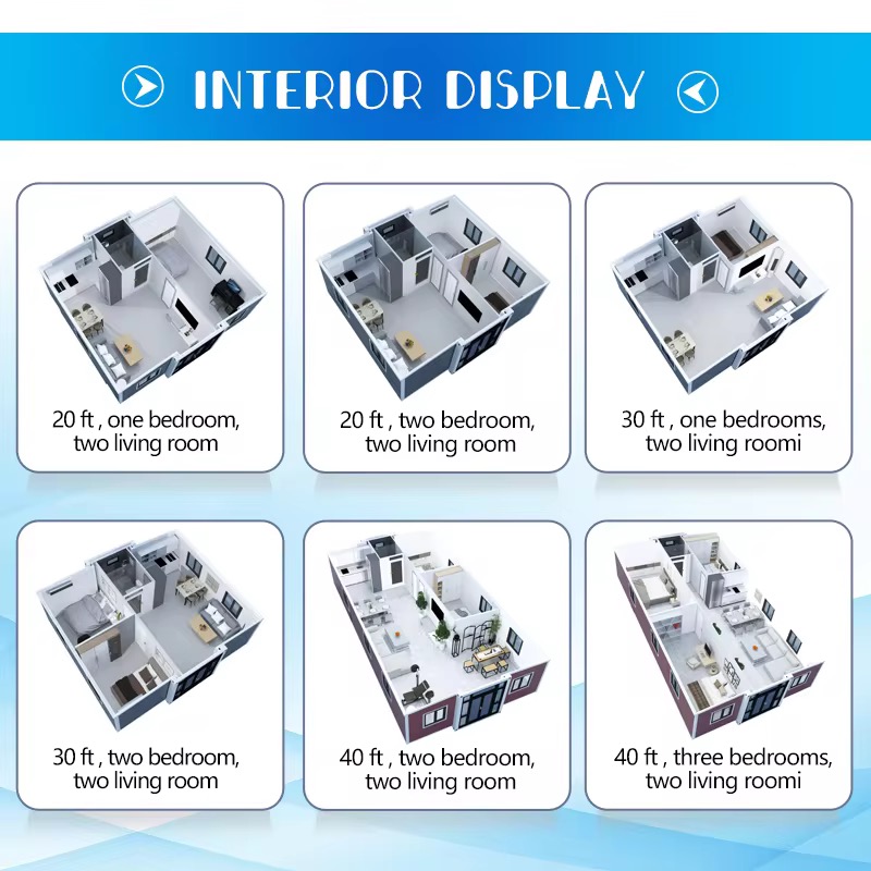 New Expandable Flat Pack 40ft Luxury Modular Prefabricated Container House For Apartment &amp; Hotel Use