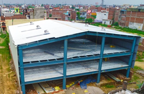 Export container loading of bundled fabricated steel members