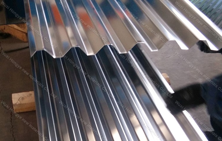 Aluminum corrugated sheet
