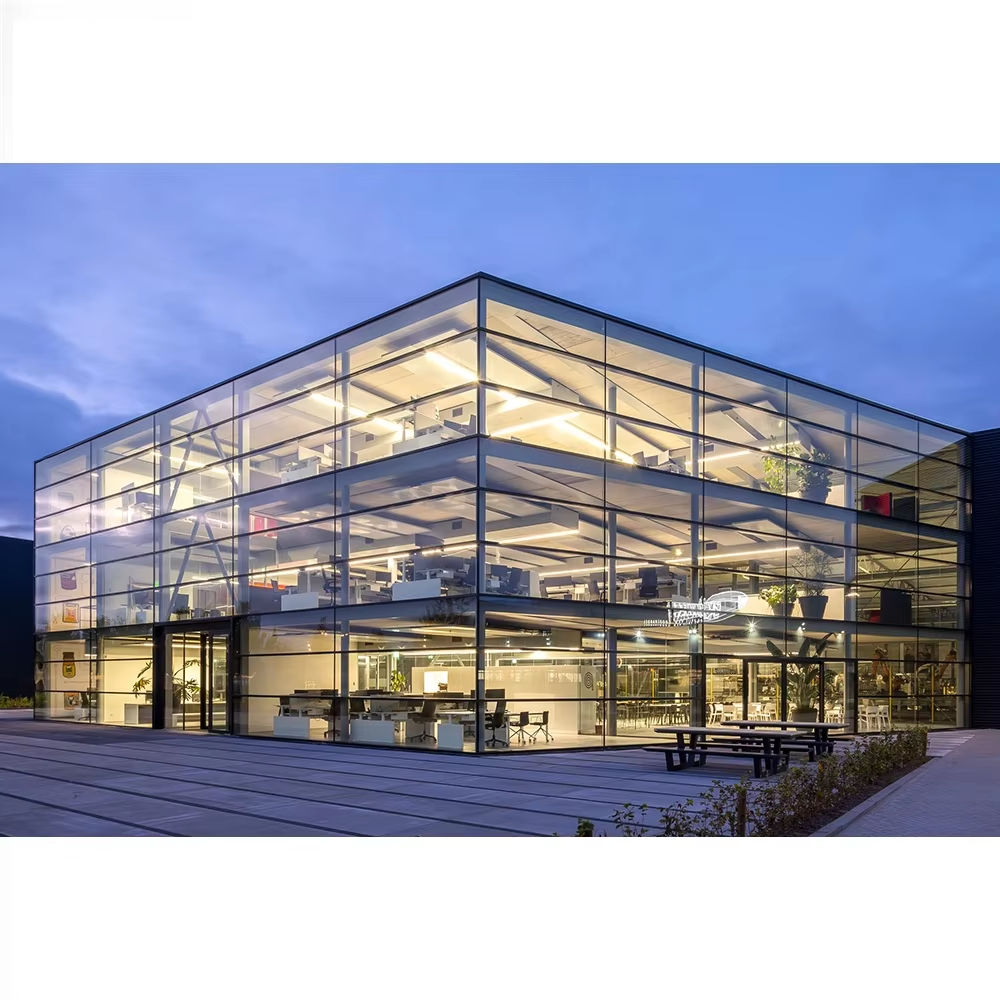 Modern Prefabricated Office Building for 5 Years Steel Structure From Shopping Mall for Schools Workshops Supermarkets Hospitals