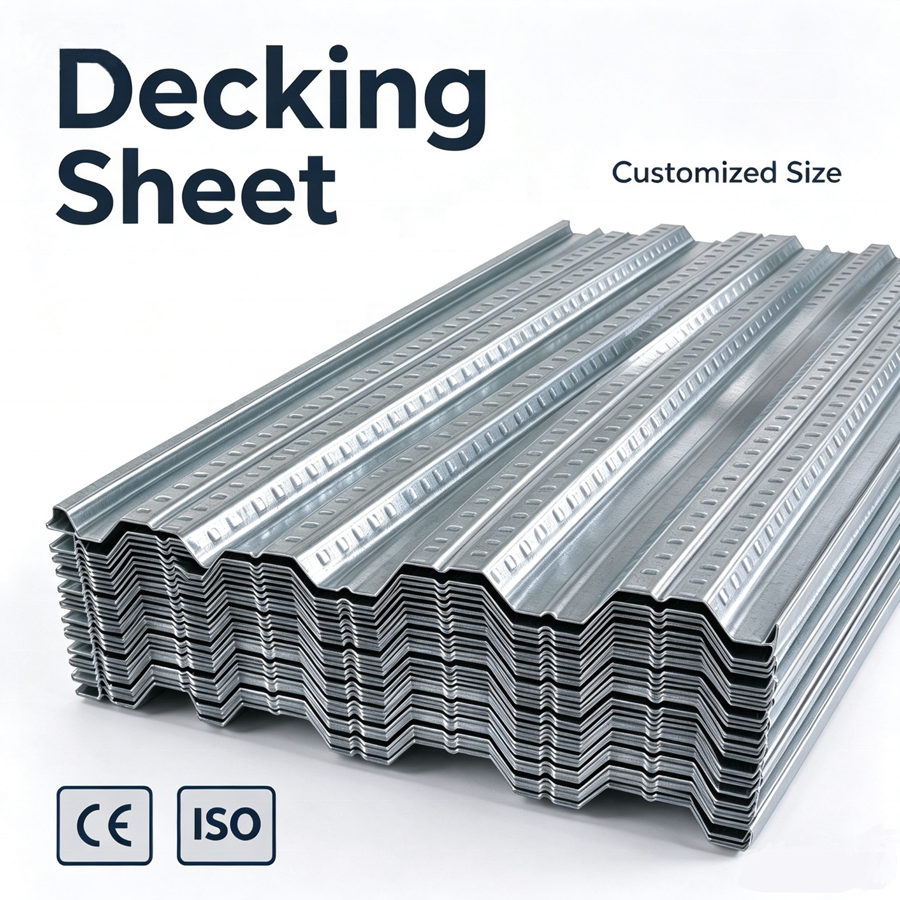 Metal Floor Deck Composite Steel Decking Sheet High Strength Anti Rust Custom Specification For Steel Structure Decking Sheet